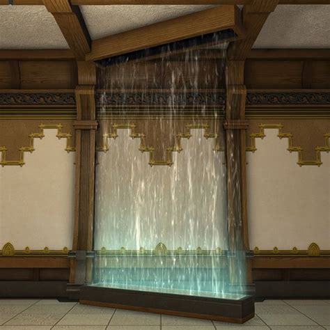 This peculiar type of stone shines with all the colors of the rainbow. . Ffxiv waterfall partition